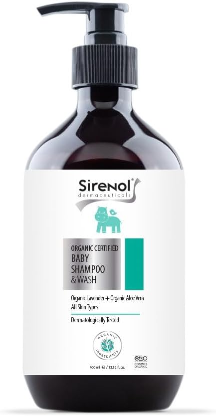 Sirenol Organik Bebek Saç Vücut Şampuanı 400 mL