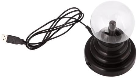 PowerTRC 3" Plasma Ball Lightning Sphere Party USB Operated