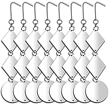 Bird Repellent Reflective Dual Sided Discs- 24pcs Bird Scare Like Mirrors All Birds Away Like Woodpeckers Pigeons and Geese