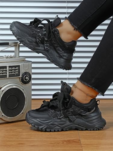 Women's Platform high-Heel mesh Breathable Comfortable Casual Sports Shoes Fashionable for Outdoor use4