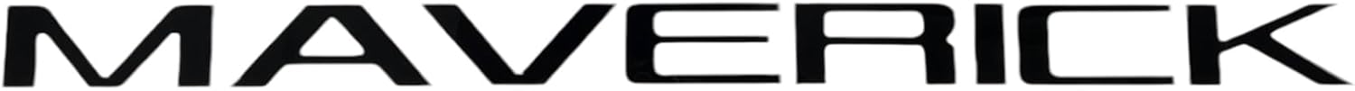 Eurosport Daytona- Compatible with 2021 Ford Maverick Rear Bumper Letter Inserts - Black