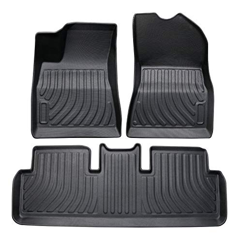 LFOTPP vloermatten vloermatten voor model 3, TPO hoge rand Floor Mats【3D-scan & productie en update】