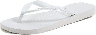 Women's Top Flip Flop,White,39/40 BR/9-10 M US