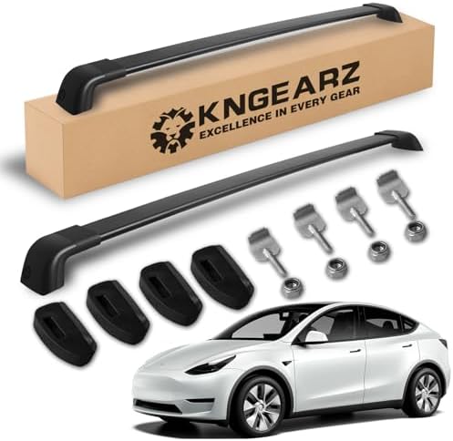 260lb Roof Rack Cross Bars Fit for Tesla Model Y,Heavy Duty Alumi...