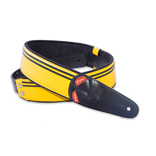 RightOn! Straps Mojo Race yellow · Correas guitarra/bajo