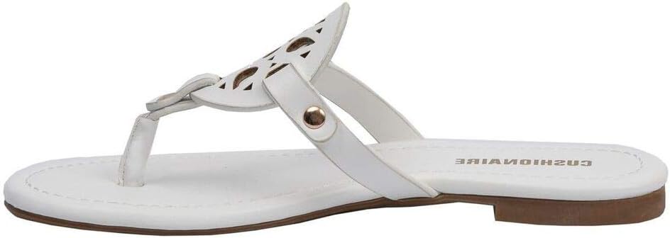 CUSHIONAIRE Women's Cameron Flat Sandal with +Comfort