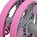 Leapiture Abdominal Wheel Compact Abdominal Wheel Abdominal Workout Equipment Set Adjustable Ab Roller Suitable for Winter Fitness (Redness)