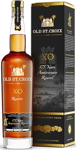 Old St. Croix | XO 175th Anniversary | Premium Spirituose auf Rumbasis | Karibik | Lieblich, Fruchtig | 700 ml | 42% Vol.