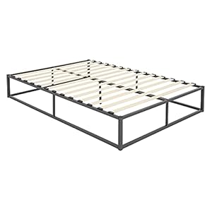 ML-Design metalen bed 140×200 cm op stalen frame met lattenbodem, antraciet, metalen bedframe, robuust, eenvoudige montage, bed voor tienerslaapkamers, volwassenen, tweepersoonsbed huwelijksbed