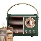 Streaming sans fil fiable : ce haut-parleur rétro permet une lecture audio sans interruption avec une portée stable de 10 mètres, idéal pour les fêtes en plein air et les déplacements. Profitez d'un streaming constant sans interruption lorsque vous vous déplacez librement dans la zone de connexion, améliorant ainsi votre expérience de divertissement dans des environnements dynamiques avec un son fiable.