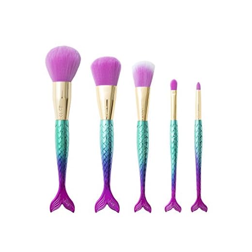 Tarte Minutes To Mermaid Brush Set, 5 Makeup Brushes