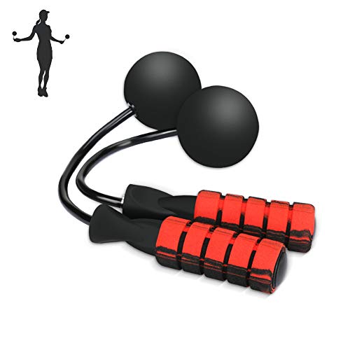 WIOR Ropeless Jump Rope, Cordless Jump Ropes for Fitness, Adjustable Training Ropeless Jumping Rope Skipping Rope for Men Women Kids Ooudoor Indoor Training Fitness Workouts Jumping Exercise