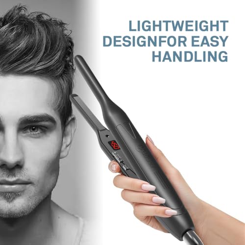 Plancha para cabello Caliber Pro con placas de titanio miniatura 6