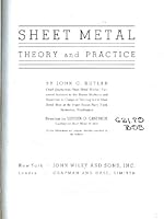 Sheet Metal : Theory and Practice B000KS5XM2 Book Cover