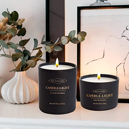 Gifts For Men, Ginger Bread Cookie Candles, Home Scented Candle, 8 Oz Fall Soy Candles, Birthday Gifts For Men, Christmas Thanksgiving Gifts For Men, Online Dating Present，Black Gift Box #TOP2