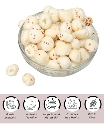 Image of PRICKLY MAKHANA, 200g, Foxnuts, Natural & Crunchy, Lotus Puffs, Rich in Calcium, Maintains Weight, Fit for Fasting