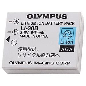 Olympus LI-30B Li-Ion for µ-Mini Digital Camera - Batería/Pila Recargable (645 mAh, Ión de Litio)