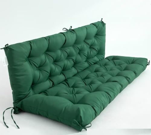 Lot de coussins imperméables pour extérieur 3 places avec dossier balançoire Hollywood inclus, coussins doux pour banc de jardin, terrasse, assise confortable