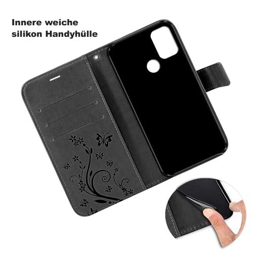Étui Portefeuille Folio Pour Wiko View 5 / 5 Plus - Noir Similicuir - Avec Support - Neuf