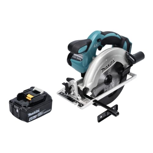 Makita DSS 611 M1 - Sierra circular de mano (18 V, 165 mm, incluye batería de 4,0 Ah, sin cargador)
