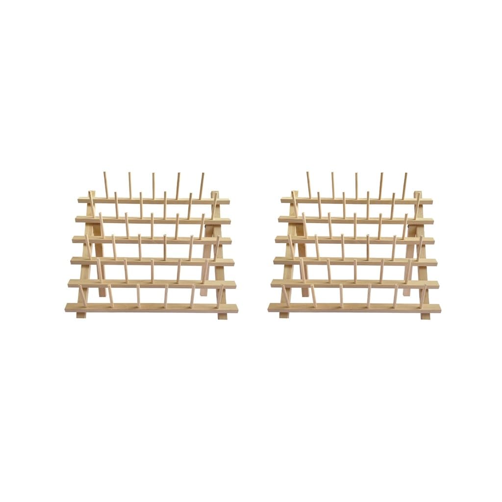 Rangement bobines de fil en bois pour organiser votre coin couture et broderie