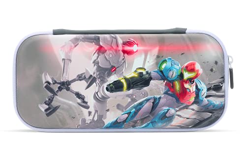 PowerA Slim Case for Nintendo Switch or Nintendo Switch Lite - Metroid Dread, Nintendo Switch OLED Model, Protective Case, Gaming Case, Console Case, Officially Licensed - Nintendo Switch