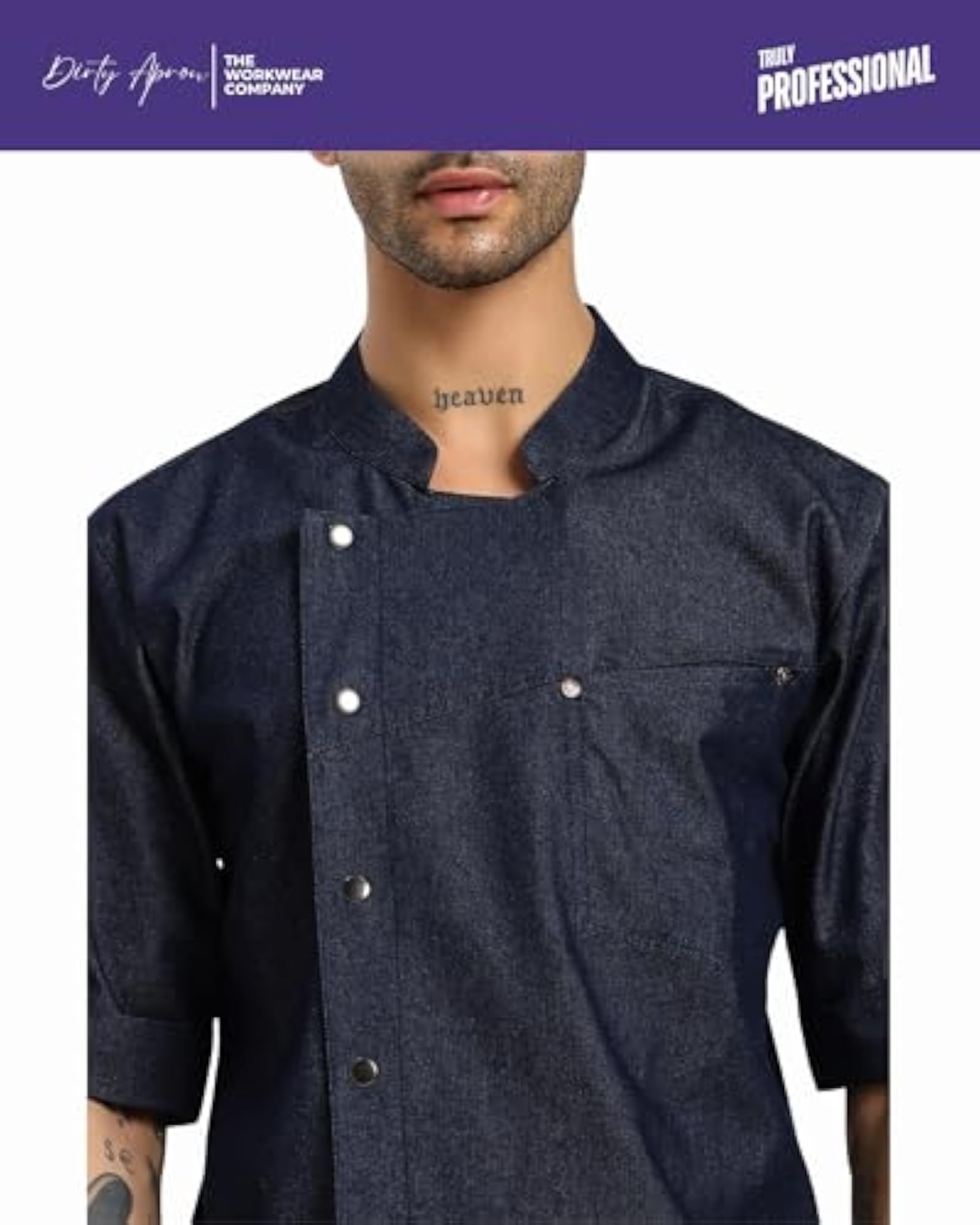 Men's Premium Chef Coat with Cross Pocket Design