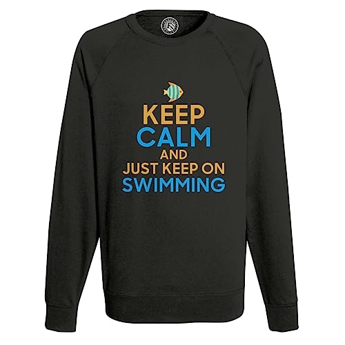 Sweat Keep Calm and Keep on Swimming idéal pour vos sorties en mer et sessions de plongée