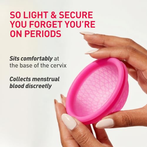 Image of Sirona Reusable Menstrual Cup Disc for Women - Large | Made with 100% Medical Grade Silicone | Odour, Rash & Itch-Free Period | Leak-Proof Protection for 8-10 Hours | Non Toxic & Phthalate Free
