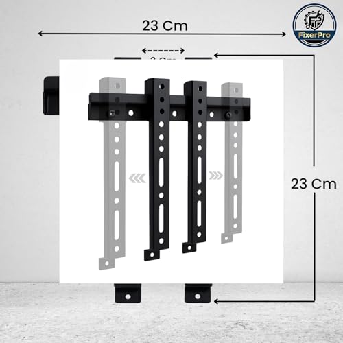 Image of FM1 Wall Mount TV Stand Bracket for 14 Inch to 32 Inch Smart TV /LEDs | Heavy Duty Wallmount TV Mount - Black (Pack of 1)