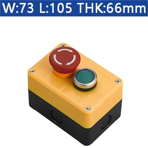 Boîtier de commande à 2 trous avec bouton d'arrêt d'urgence pour sécuriser vos machines - 5