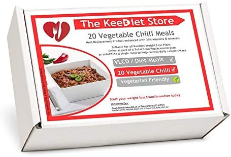 20 Vegetable Chilli Meal Replacements VLCD Diet Meals by KeeDiet®