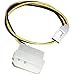 BeMatik - Cable Alimentación MOLEX 4P-M (5.25) a 3P-M (Ventilador)