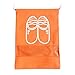 Produktbild CCMOO 5 stücke wasserdichte Schuhe Tasche Für Reise Tragbare Schuh Aufbewahrungstasche Organisieren Vlies Tote Kordelzug Dolap Organizer, Stil 1 Orange, L