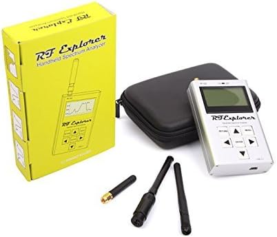 RF Explorer 6G handheld spectrum analyser with case