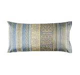 Tamaño: 40 x 80 cm Bassetti Ropa de Cama de satén Mako, Italia In Algeri G1, Funda de Almohada Individual 40 x 80 cm