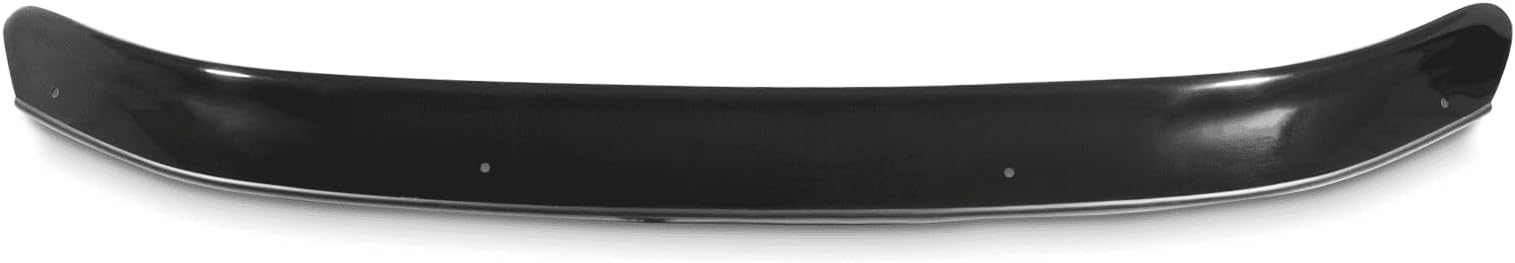 Black Bonnet Deflector Guard Window Protector Compatible with Nissan Navara D23 NP300 14-20 Durable ABS Hood Windscreen Stone Chip Bug Protection Easy Installation Weatherproof Lightweight Design