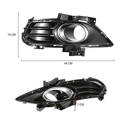 Calandre antibrouillard avant Ford Mondeo 2015 avec entourage grillé chromé - 2