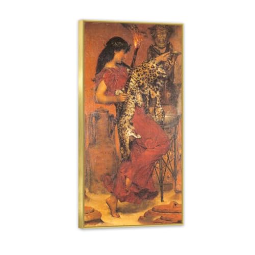 Tableaux sur Toile Cadre Doré Lawrence Alma-Tadema pour Habiller un Grand Mur Vide de Salon