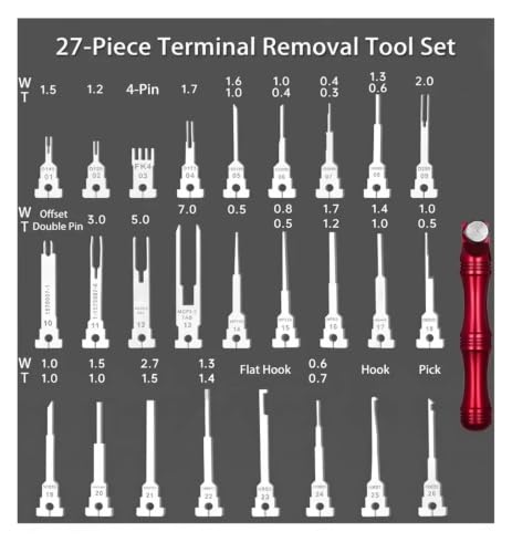 Ensemble d'outils de démontage de borne de faisceau pour réparation de câble