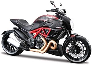 Maistro M39196 Maisto DUCATI DIAVEL CARBON Motorbike Build-it-Yourself Die-Cast Model Kit-1:12 Scale, Assorted Colours
