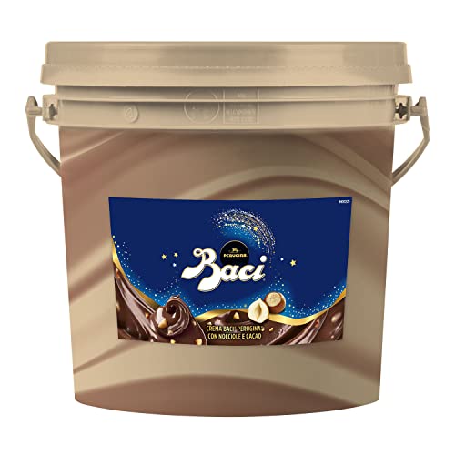 BACI PERUGINA PROFESSIONALE Crema Spalmabile con Granella di Nocciole, Secchiello 3kg
