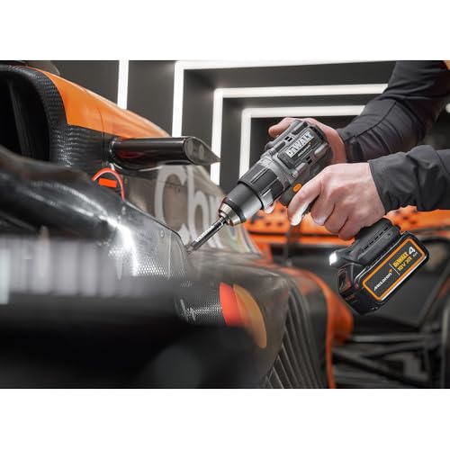 Perceuse visseuse à percussion sans fil DCD85MM2T Dewalt 18V 2x 4 0 Ahet chargeur en tstak McLaren - vue 6