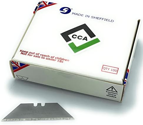 CCA Straight Utility Blades Heavy Duty x 100