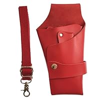 Amazon | [GLASS FROG] シザーケース 本革 4丁挿し 美容師 トリマー