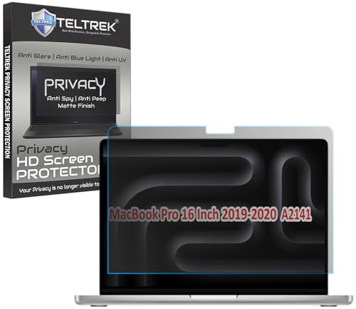 Image of Privacy Anti SPY Screenguard Compatible With Laptops With MacBook Pro 16 inch (2019-2020) A2141 Anti Peep Matte Screen Protector Not a Tempered Glass,