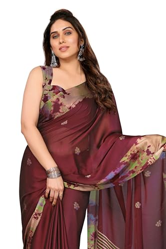 Image of MIRCHI FASHION Saree for Woman Chiffon Tie Dye Printed | Lightweight Daily Wear Women's Sari with Unstitched Blouse Piece (Available in 10 Colors)