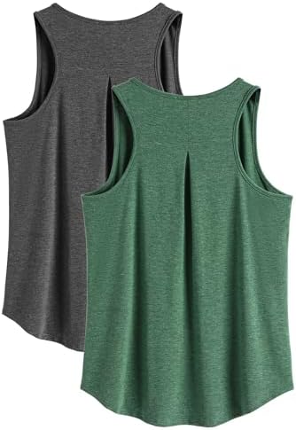 PINSPARK 2er Pack Sport Tank Top Damen Yoga Sport Top Schnelltroc...