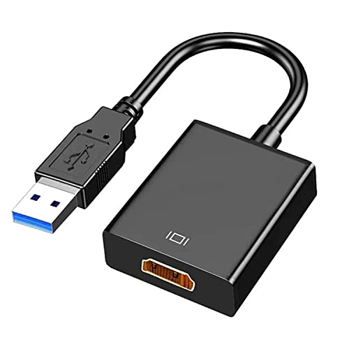 Image of MICROWARE USB to HDMI Adapter, USB 3.0 to HDMI 1080P Video Audio Converter Connect PC, Laptop to Monitor, Support Windows XP 7 /8 /8.1 /10