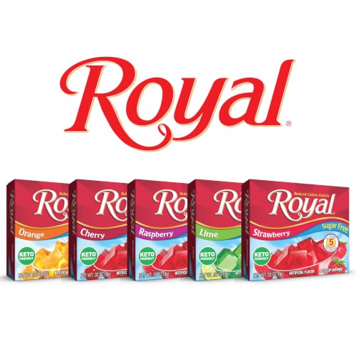 Royal Raspberry Gelatin Dessert Mix , Sugar Free, 0.32-Ounce Box (Pack of 12) - image 7